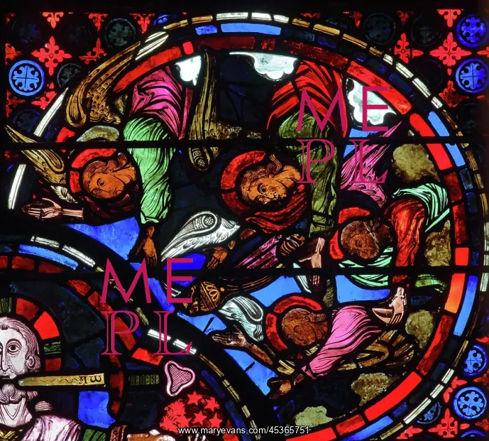 : Stained glass window, Ambulatory, Bourges Cathedral : Stained glass window, Ambulatory, Bourges Cathedral