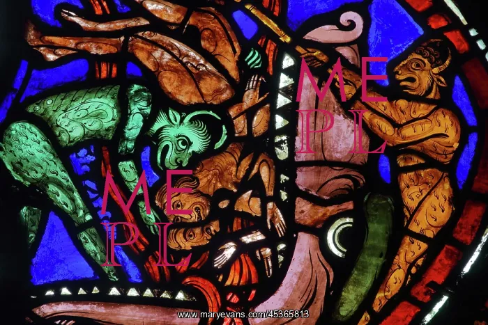 : Stained glass window, Ambulatory, Bourges Cathedral : Stained glass window, Ambulatory, Bourges Cathedral