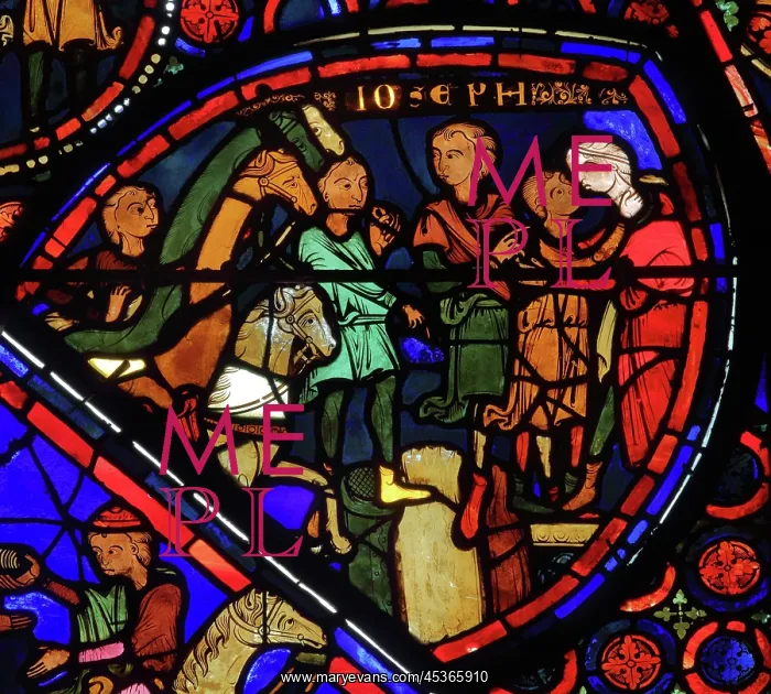 : Stained glass window, Ambulatory, Bourges Cathedral : Stained glass window, Ambulatory, Bourges Cathedral