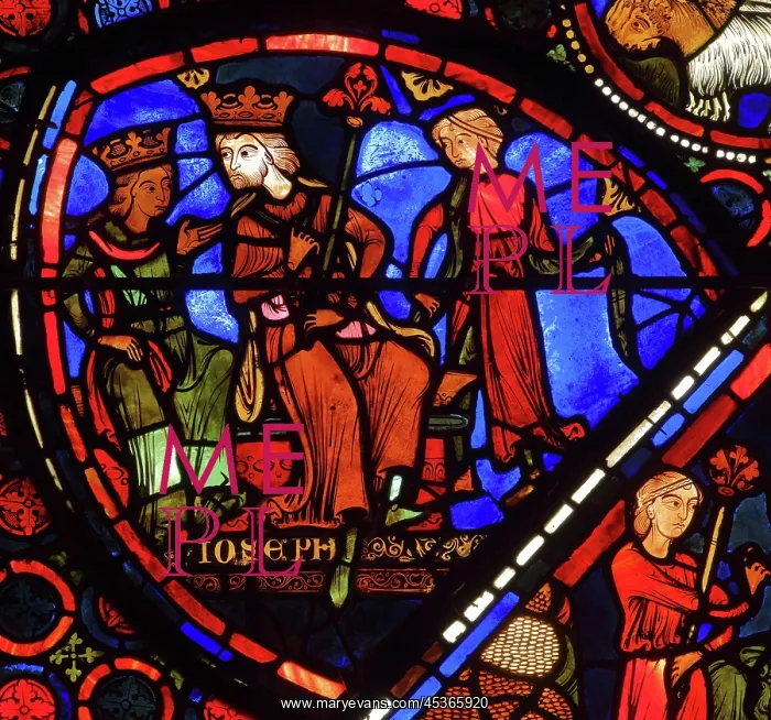 : Stained glass window, Ambulatory, Bourges Cathedral : Stained glass window, Ambulatory, Bourges Cathedral