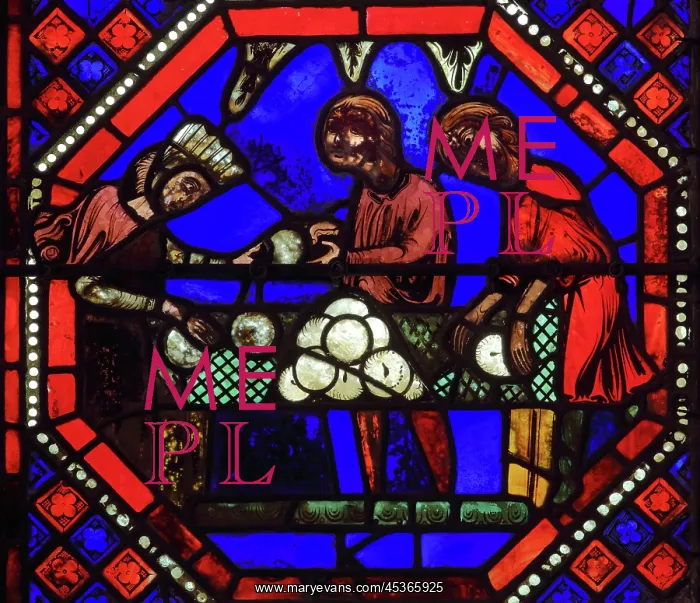 : Stained glass window, Ambulatory, Bourges Cathedral : Stained glass window, Ambulatory, Bourges Cathedral