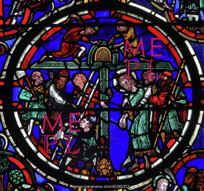 : Stained glass window, Ambulatory, Bourges Cathedral : Stained glass window, Ambulatory, Bourges Cathedral