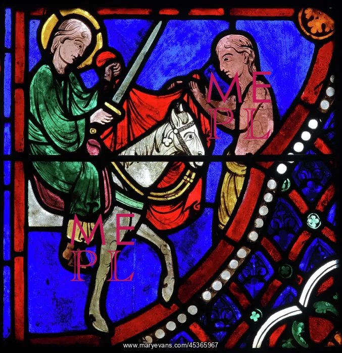 : Stained glass window, Ambulatory, Bourges Cathedral : Stained glass window, Ambulatory, Bourges Cathedral