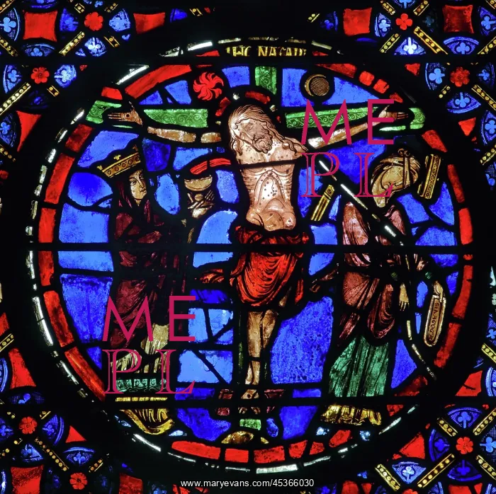 : Stained glass window, Ambulatory, Bourges Cathedral : Stained glass window, Ambulatory, Bourges Cathedral