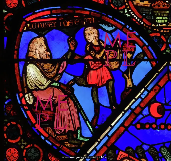 : Stained glass window, Ambulatory, Bourges Cathedral : Stained glass window, Ambulatory, Bourges Cathedral
