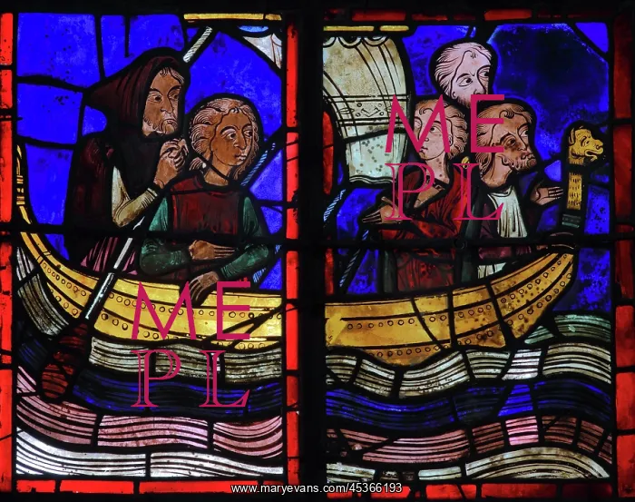 : Stained glass window, Ambulatory, Bourges Cathedral : Stained glass window, Ambulatory, Bourges Cathedral