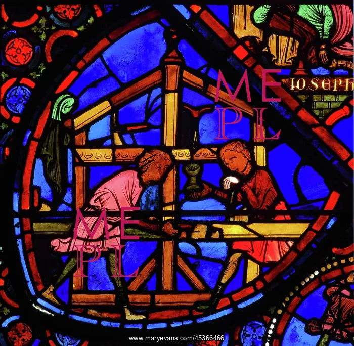: Stained glass window, Ambulatory, Bourges Cathedral : Stained glass window, Ambulatory, Bourges Cathedral