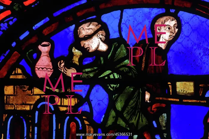 : Stained glass window, Ambulatory, Bourges Cathedral : Stained glass window, Ambulatory, Bourges Cathedral