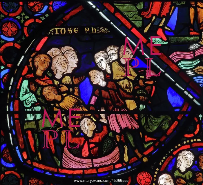 : Stained glass window, Ambulatory, Bourges Cathedral : Stained glass window, Ambulatory, Bourges Cathedral