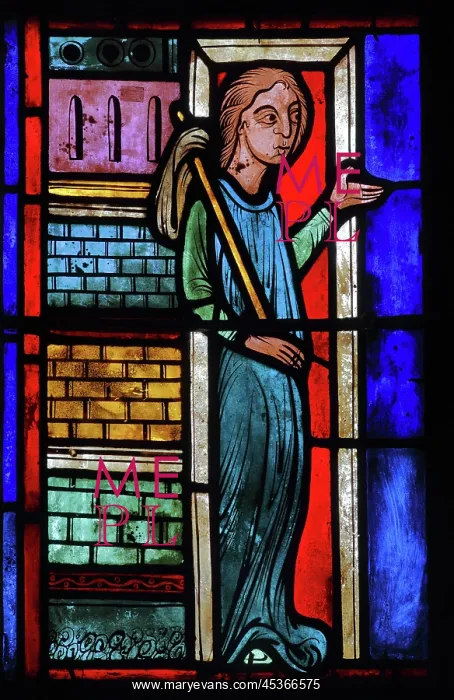 : Stained glass window, Ambulatory, Bourges Cathedral : Stained glass window, Ambulatory, Bourges Cathedral