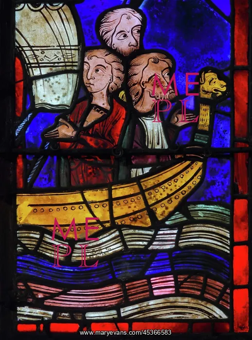 : Stained glass window, Ambulatory, Bourges Cathedral : Stained glass window, Ambulatory, Bourges Cathedral