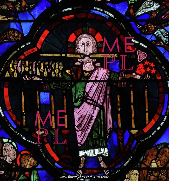 : Stained glass window, Ambulatory, Bourges Cathedral : Stained glass window, Ambulatory, Bourges Cathedral