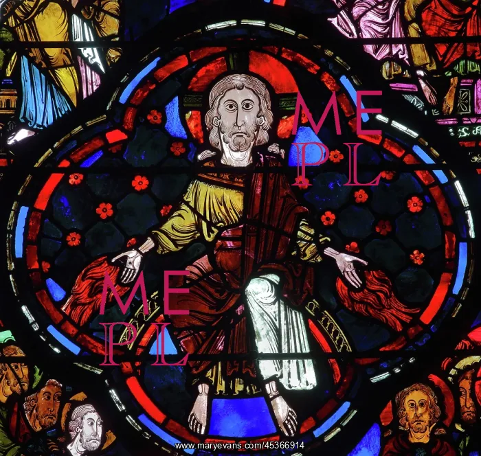 : Stained glass window, Ambulatory, Bourges Cathedral : Stained glass window, Ambulatory, Bourges Cathedral