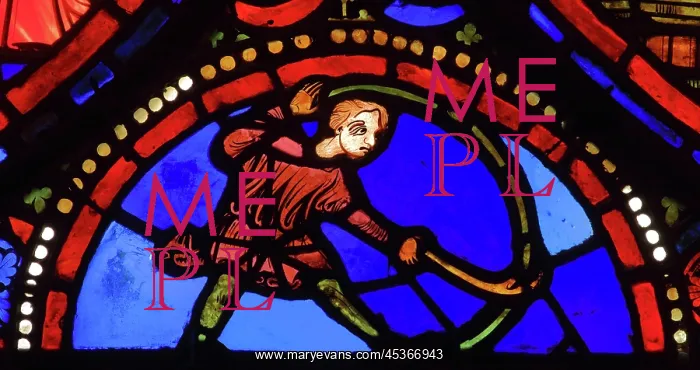 : Stained glass window, Ambulatory, Bourges Cathedral : Stained glass window, Ambulatory, Bourges Cathedral