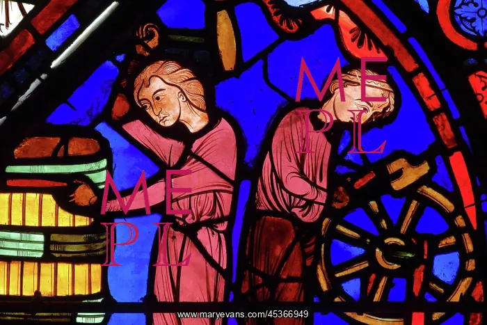 : Stained glass window, Ambulatory, Bourges Cathedral : Stained glass window, Ambulatory, Bourges Cathedral