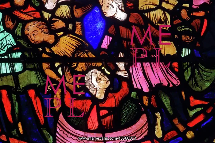 : Stained glass window, Ambulatory, Bourges Cathedral : Stained glass window, Ambulatory, Bourges Cathedral