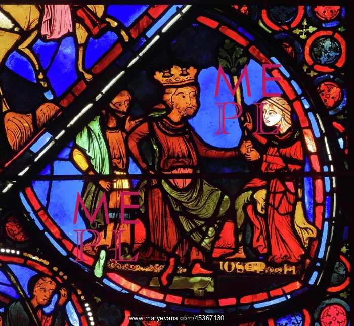 : Stained glass window, Ambulatory, Bourges Cathedral : Stained glass window, Ambulatory, Bourges Cathedral