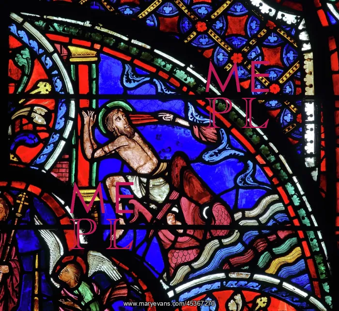 : Stained glass window, Ambulatory, Bourges Cathedral : Stained glass window, Ambulatory, Bourges Cathedral