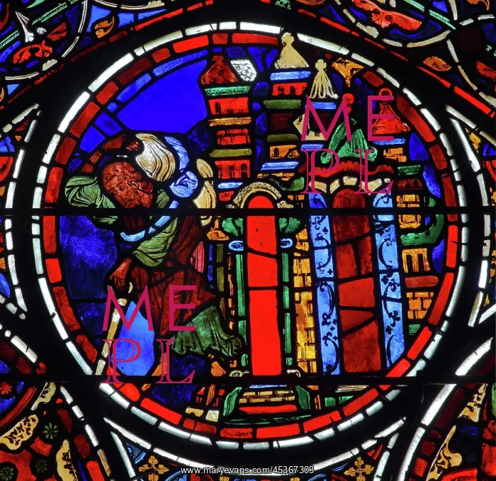 : Stained glass window, Ambulatory, Bourges Cathedral : Stained glass window, Ambulatory, Bourges Cathedral