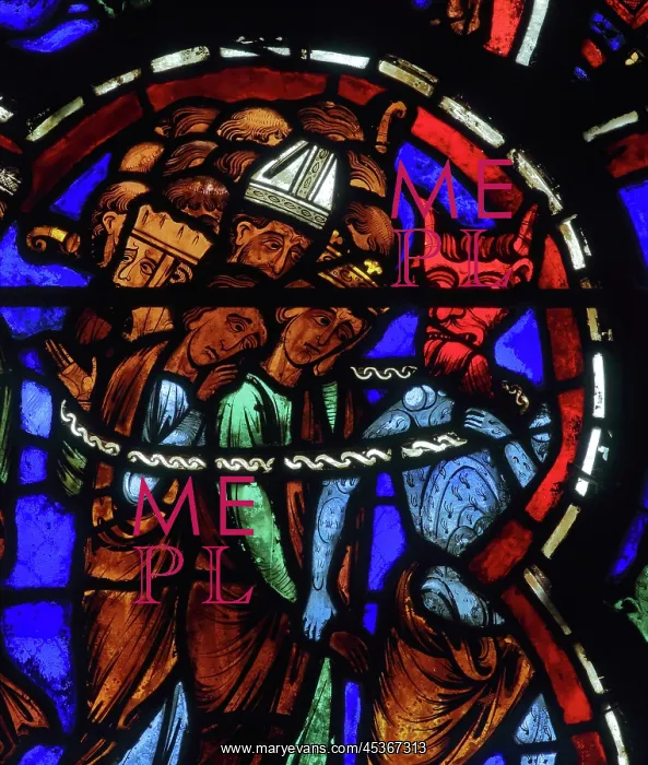 : Stained glass window, Ambulatory, Bourges Cathedral : Stained glass window, Ambulatory, Bourges Cathedral