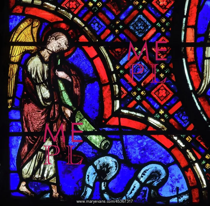 : Stained glass window, Ambulatory, Bourges Cathedral : Stained glass window, Ambulatory, Bourges Cathedral