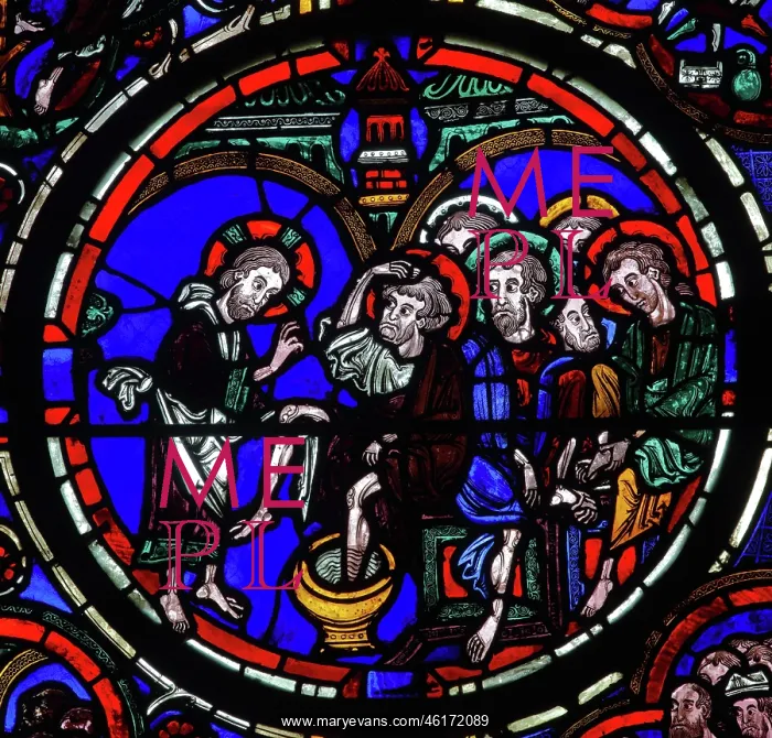 : Stained glass window, Ambulatory, Bourges Cathedral : Stained glass window, Ambulatory, Bourges Cathedral