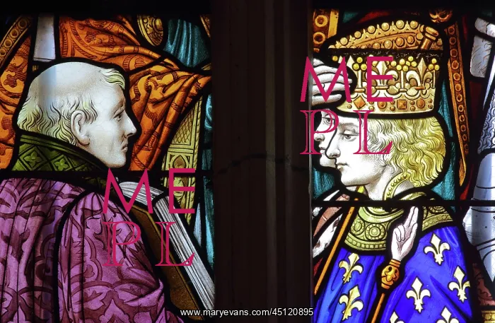 : Stained glass window, Basilique Notre-Dame de : Stained glass window, Basilique Notre-Dame de
