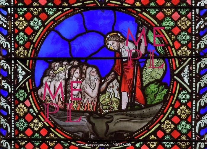 : Stained glass window, Basilique Notre Dame du : Stained glass window, Basilique Notre Dame du