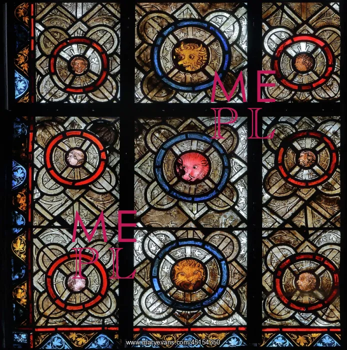 : Stained glass window, Basilique Saint-Urbain de : Stained glass window, Basilique Saint-Urbain de