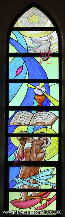 : Stained glass window, Cathedral of Our Lady of : Stained glass window, Cathedral of Our Lady of