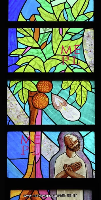 : Stained glass window, Cathedral of Our Lady of : Stained glass window, Cathedral of Our Lady of