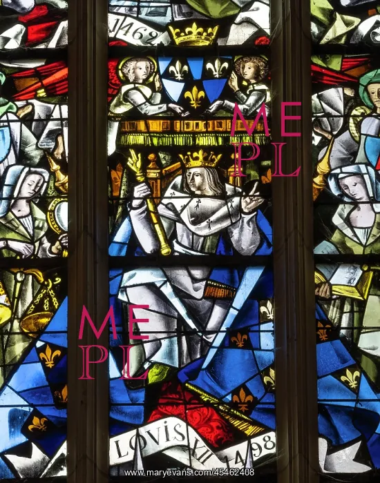 : Stained glass window, Chapelle Saint-Calais : Stained glass window, Chapelle Saint-Calais