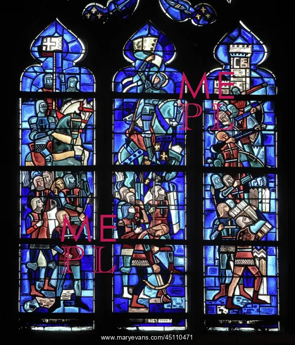 : Stained glass window, Collegiale Notre-Dame de : Stained glass window, Collegiale Notre-Dame de