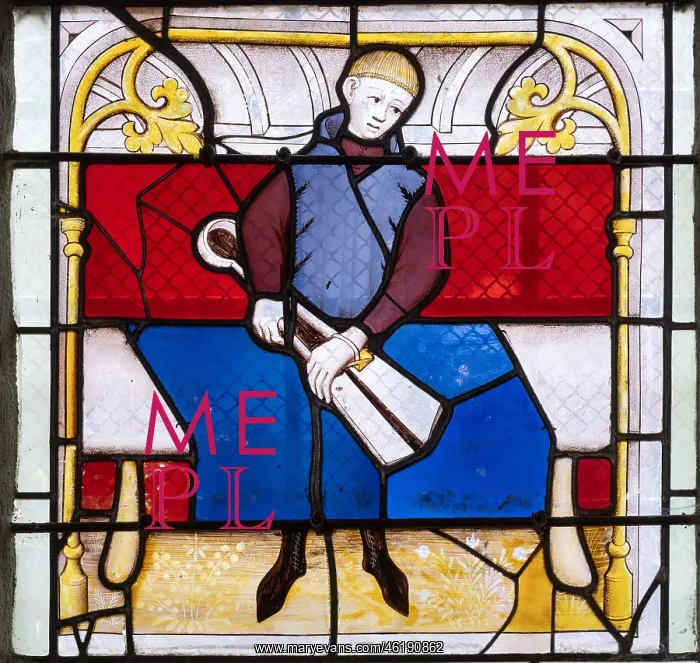 : Stained glass window, Eglise Notre-Dame, Semur-en-Auxois : Stained glass window, Eglise Notre-Dame, Semur-en-Auxois