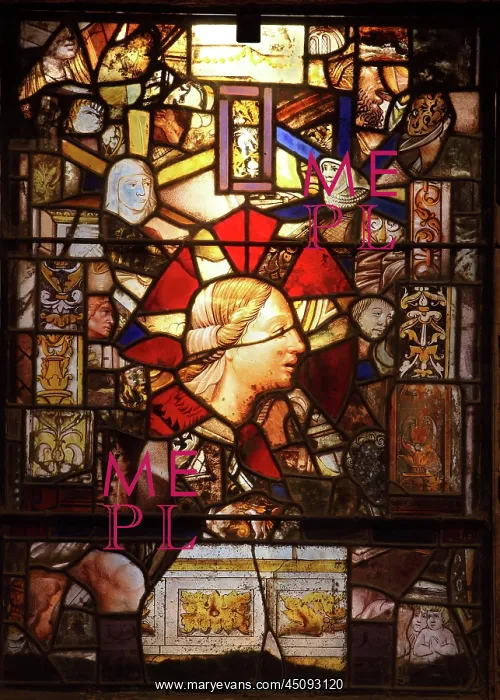 : Stained glass window, Fontfroide Abbey : Stained glass window, Fontfroide Abbey