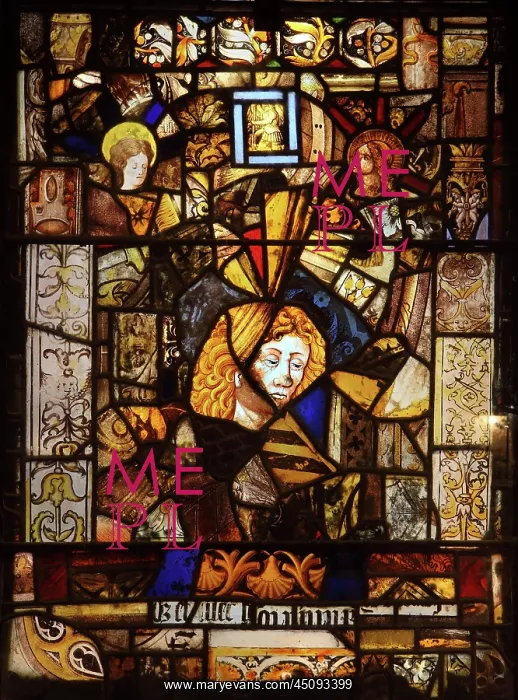 : Stained glass window, Fontfroide Abbey : Stained glass window, Fontfroide Abbey