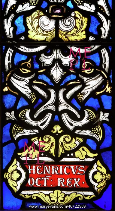 : Stained-glass window, Hampton Court Palace : Stained-glass window, Hampton Court Palace