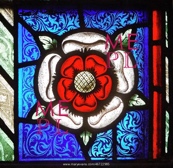 : Stained-glass window, Hampton Court Palace : Stained-glass window, Hampton Court Palace