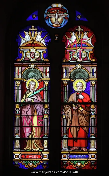 : Stained glass window, Royal Chapel, Cordouan Lighthouse : Stained glass window, Royal Chapel, Cordouan Lighthouse