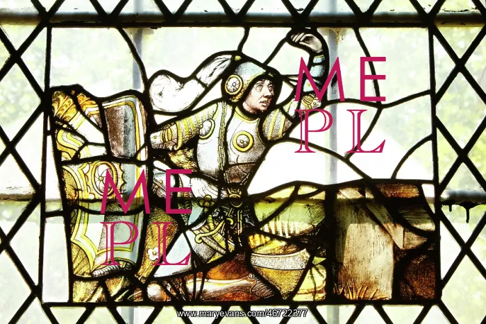 : Stained-glass window, Tower of London : Stained-glass window, Tower of London