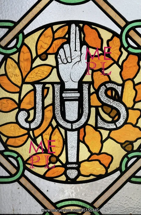 : Stained glass window, Tribunal Correctionnel : Stained glass window, Tribunal Correctionnel