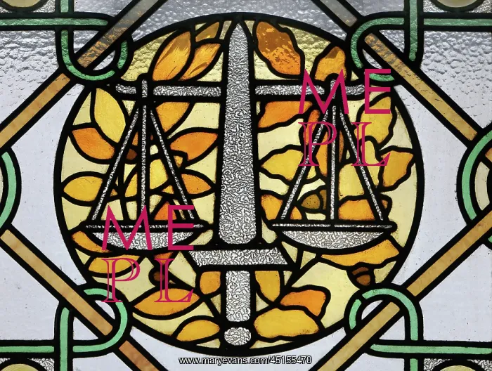 : Stained glass window, Tribunal Correctionnel : Stained glass window, Tribunal Correctionnel