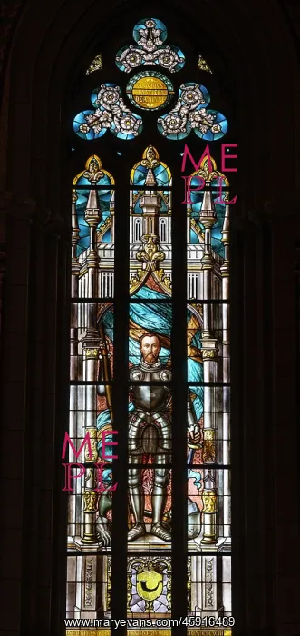 : Stained glass window, Uppsala Cathedral, Uppsala, Sweden : Stained glass window, Uppsala Cathedral, Uppsala, Sweden