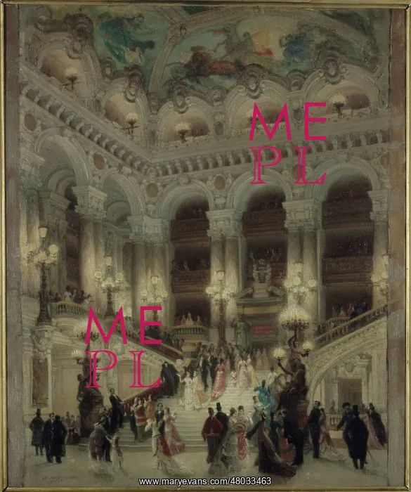 : Stairs of the Opera Garnier, Paris : Stairs of the Opera Garnier, Paris