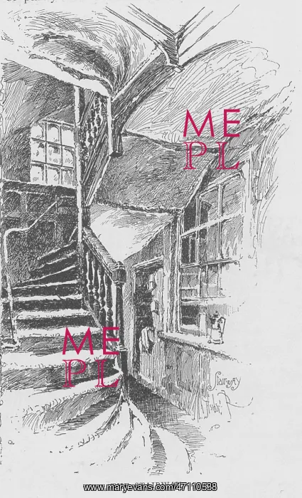 : The stairway of the Old Cheshire Cheese : The stairway of the Old Cheshire Cheese