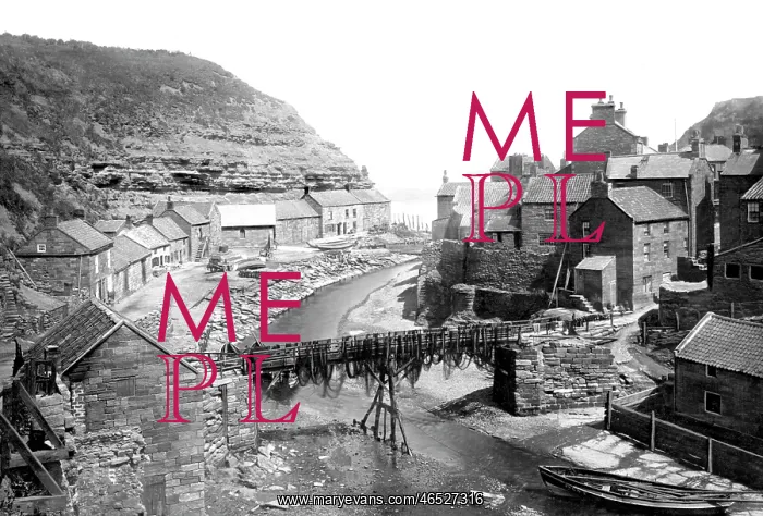  : Staithes, the Bridge 1886