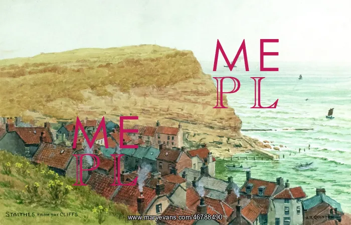 : Staithes, North Yorkshire, viewed from the cliffs : Staithes, North Yorkshire, viewed from the cliffs