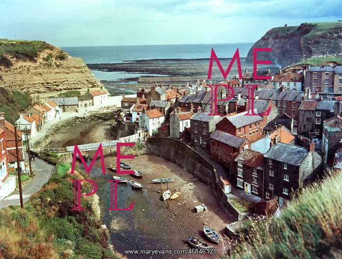: Staithes - Village and Beck : Staithes - Village and Beck