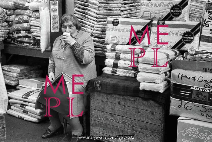 : Stallholder, Stafford market : Stallholder, Stafford market
