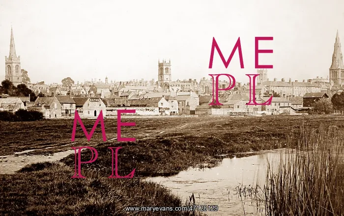  : Stamford from the meadows, Victorian period